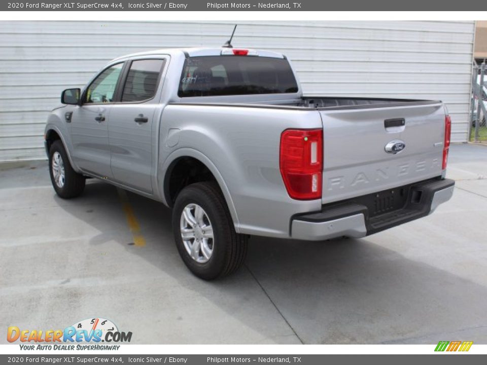 2020 Ford Ranger XLT SuperCrew 4x4 Iconic Silver / Ebony Photo #6