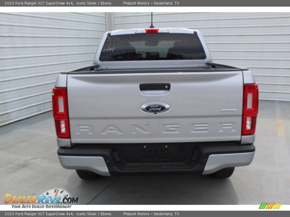 2020 Ford Ranger XLT SuperCrew 4x4 Iconic Silver / Ebony Photo #7