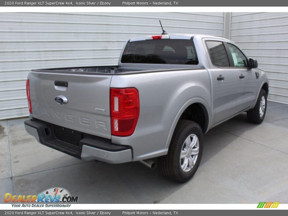 2020 Ford Ranger XLT SuperCrew 4x4 Iconic Silver / Ebony Photo #8