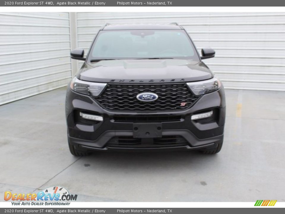 2020 Ford Explorer ST 4WD Agate Black Metallic / Ebony Photo #3