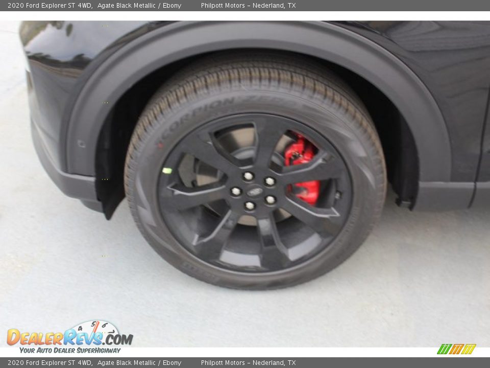 2020 Ford Explorer ST 4WD Agate Black Metallic / Ebony Photo #5