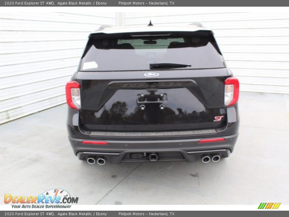 2020 Ford Explorer ST 4WD Agate Black Metallic / Ebony Photo #7