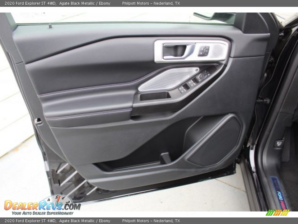 2020 Ford Explorer ST 4WD Agate Black Metallic / Ebony Photo #9