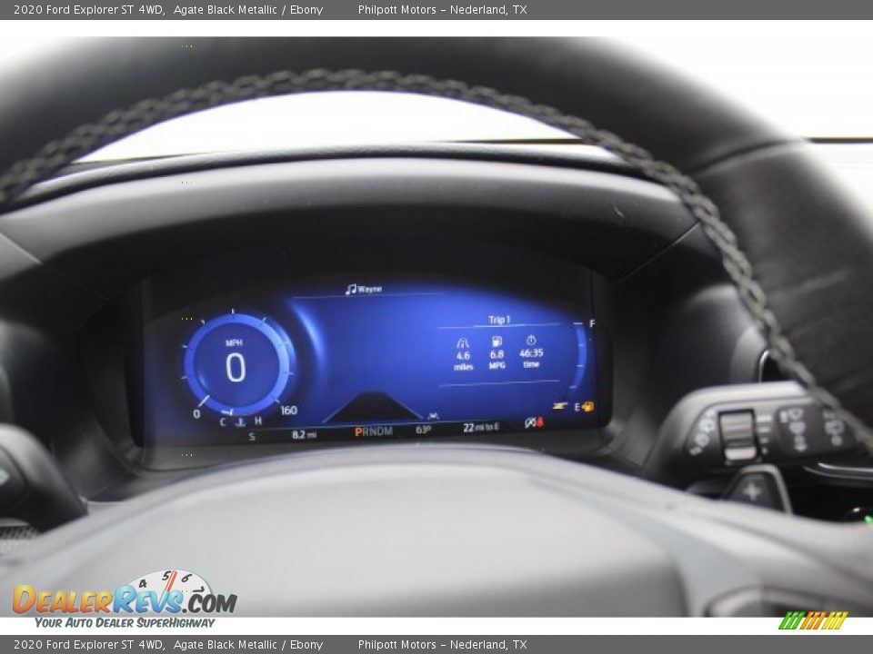 2020 Ford Explorer ST 4WD Agate Black Metallic / Ebony Photo #13