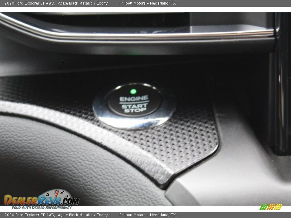 2020 Ford Explorer ST 4WD Agate Black Metallic / Ebony Photo #17
