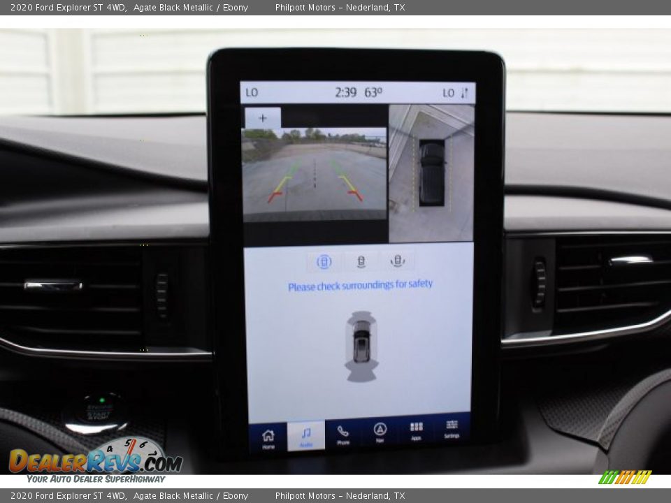 2020 Ford Explorer ST 4WD Agate Black Metallic / Ebony Photo #18