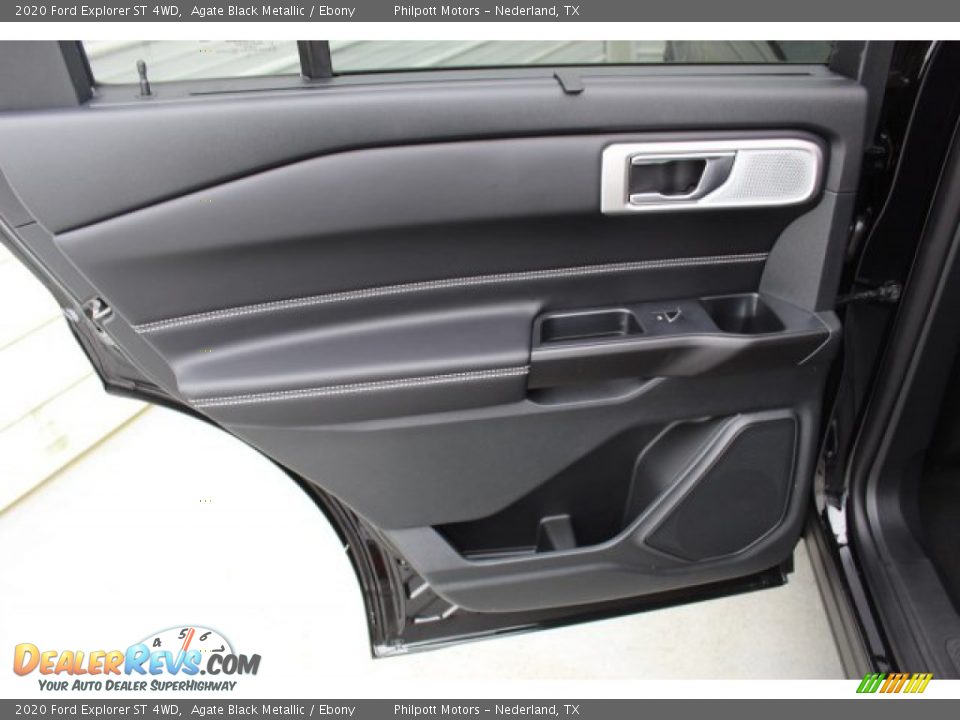 2020 Ford Explorer ST 4WD Agate Black Metallic / Ebony Photo #19