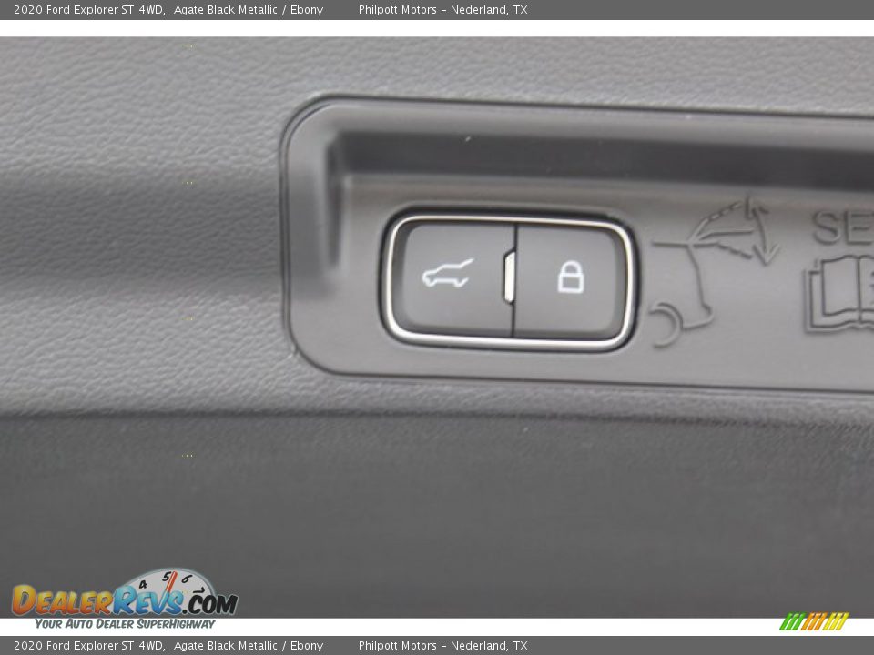 2020 Ford Explorer ST 4WD Agate Black Metallic / Ebony Photo #25