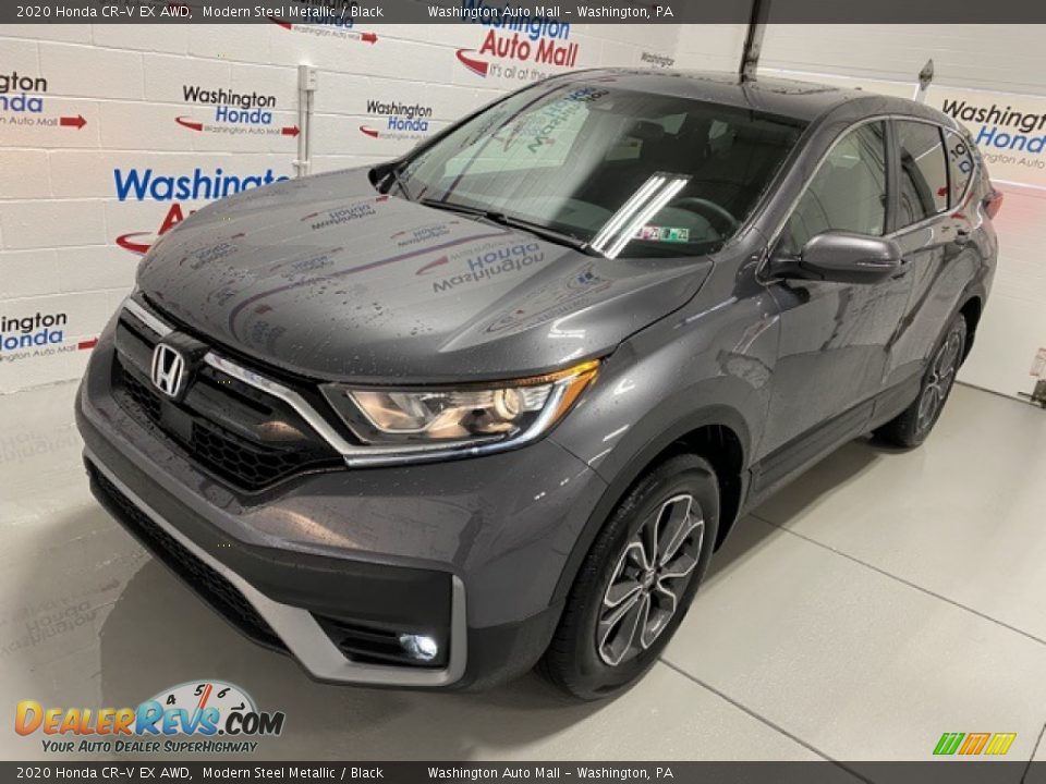 2020 Honda CR-V EX AWD Modern Steel Metallic / Black Photo #4