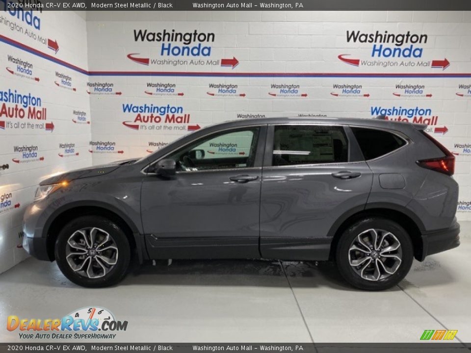 2020 Honda CR-V EX AWD Modern Steel Metallic / Black Photo #5