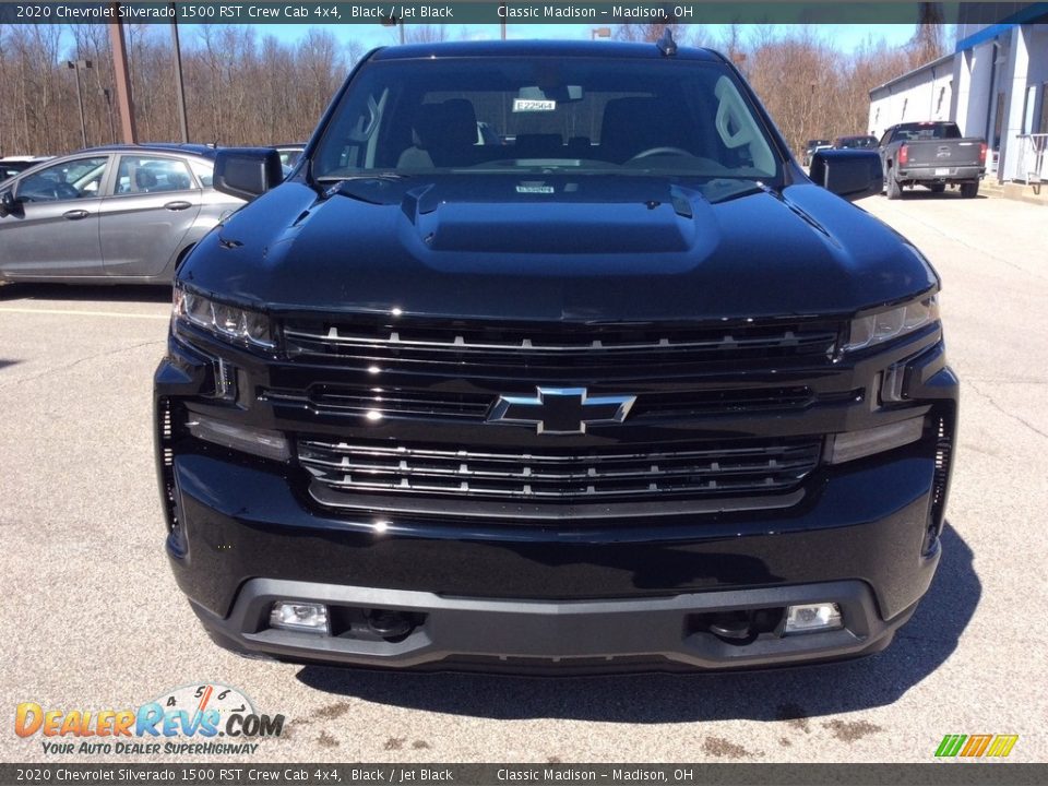 2020 Chevrolet Silverado 1500 RST Crew Cab 4x4 Black / Jet Black Photo #4