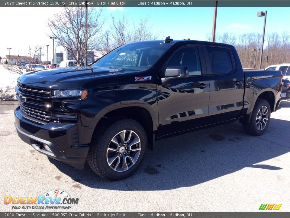 2020 Chevrolet Silverado 1500 RST Crew Cab 4x4 Black / Jet Black Photo #5