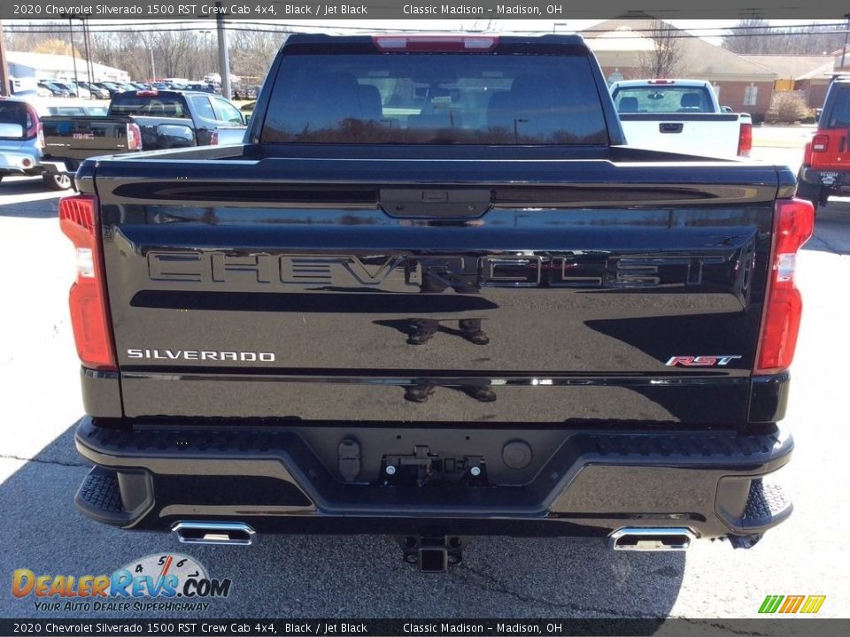 2020 Chevrolet Silverado 1500 RST Crew Cab 4x4 Black / Jet Black Photo #8