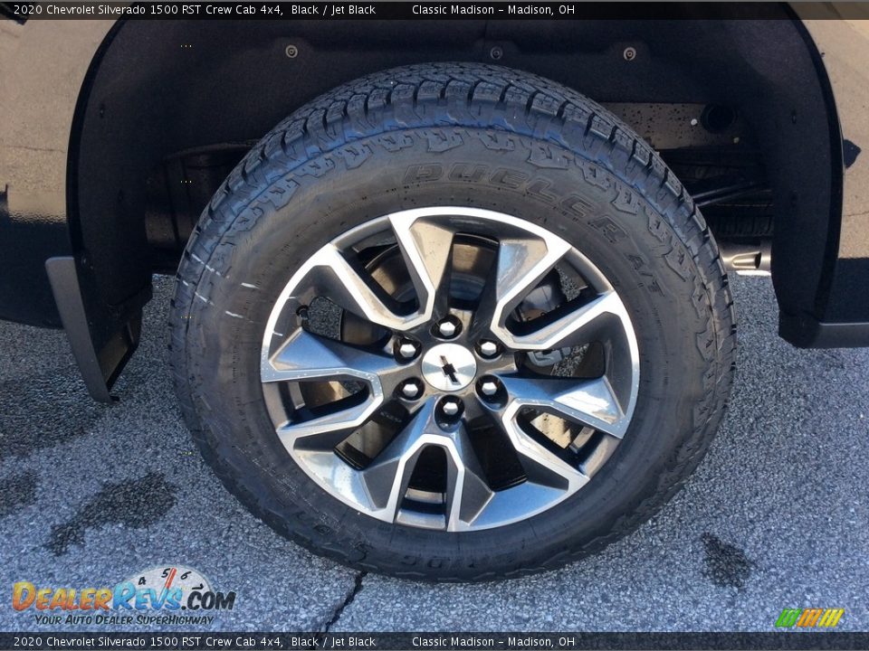 2020 Chevrolet Silverado 1500 RST Crew Cab 4x4 Black / Jet Black Photo #10