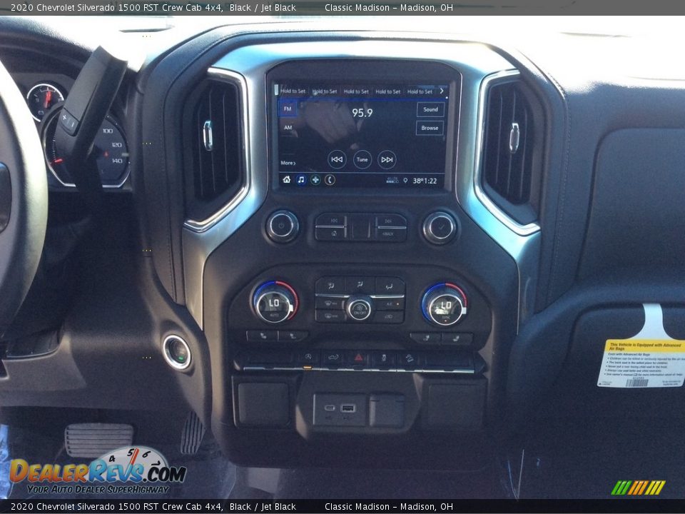 2020 Chevrolet Silverado 1500 RST Crew Cab 4x4 Black / Jet Black Photo #14