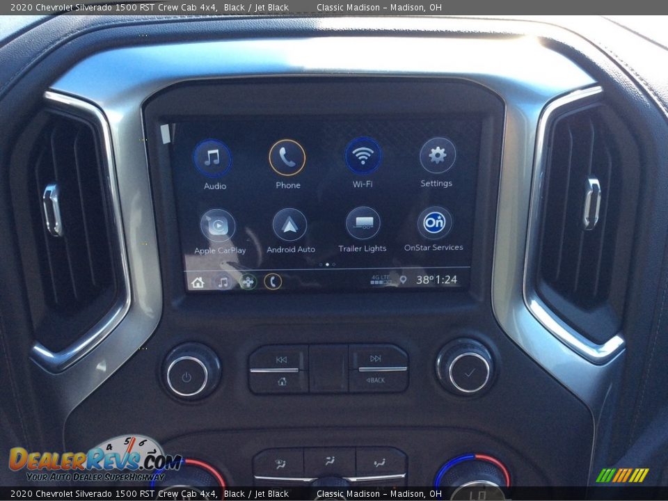 2020 Chevrolet Silverado 1500 RST Crew Cab 4x4 Black / Jet Black Photo #15