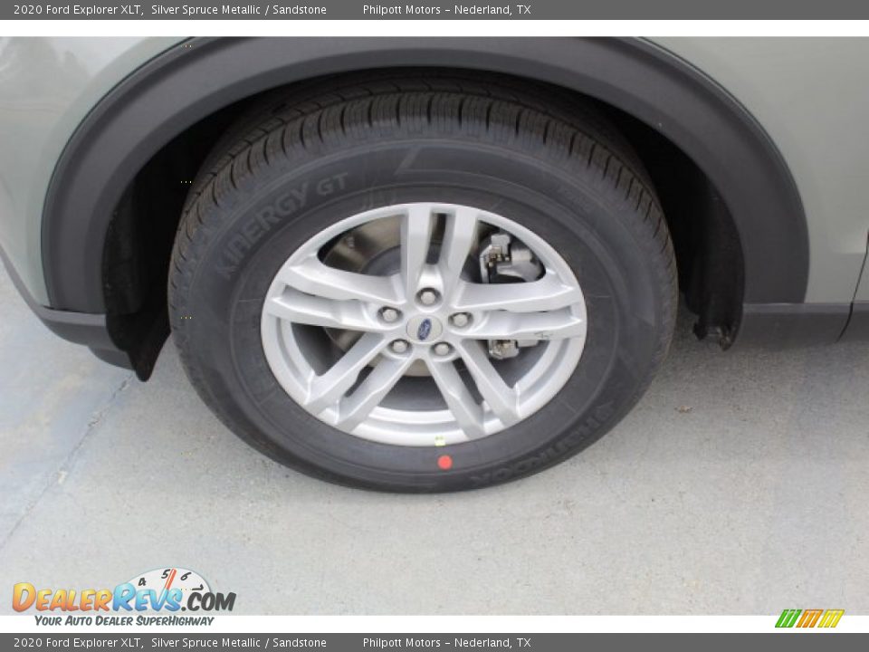 2020 Ford Explorer XLT Silver Spruce Metallic / Sandstone Photo #5