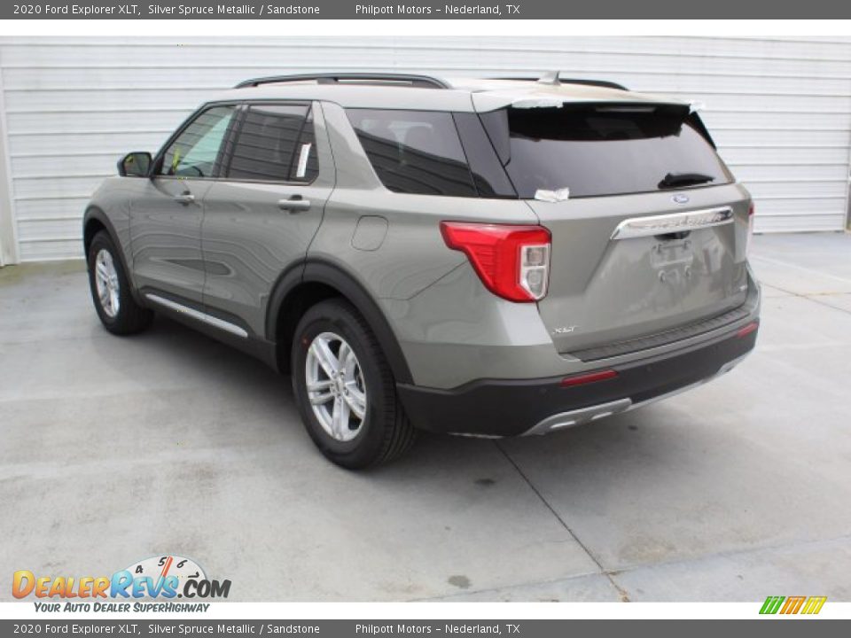 2020 Ford Explorer XLT Silver Spruce Metallic / Sandstone Photo #6