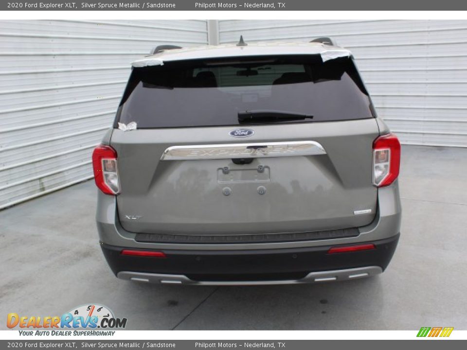 2020 Ford Explorer XLT Silver Spruce Metallic / Sandstone Photo #7
