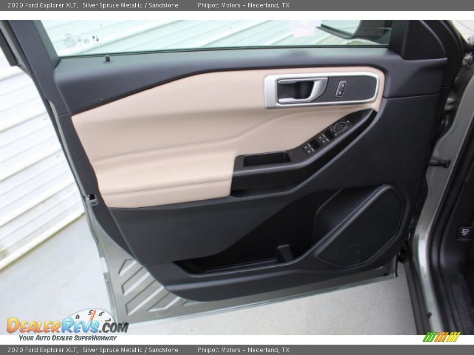 2020 Ford Explorer XLT Silver Spruce Metallic / Sandstone Photo #9