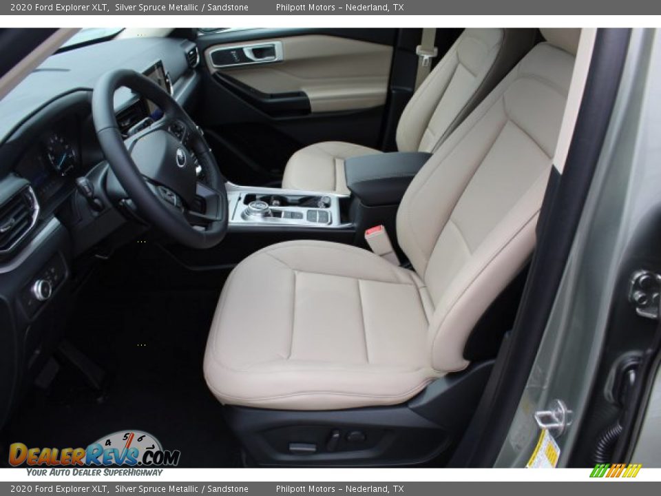 2020 Ford Explorer XLT Silver Spruce Metallic / Sandstone Photo #10