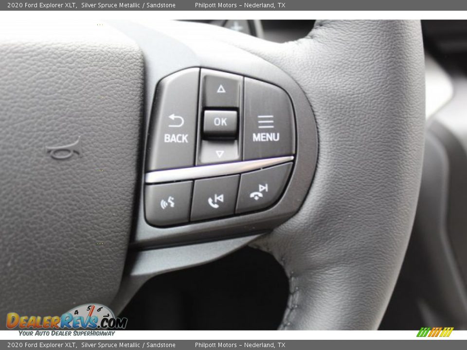 2020 Ford Explorer XLT Silver Spruce Metallic / Sandstone Photo #12