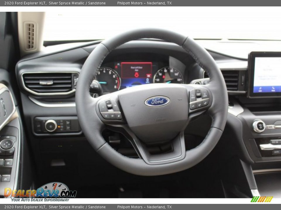 2020 Ford Explorer XLT Silver Spruce Metallic / Sandstone Photo #22