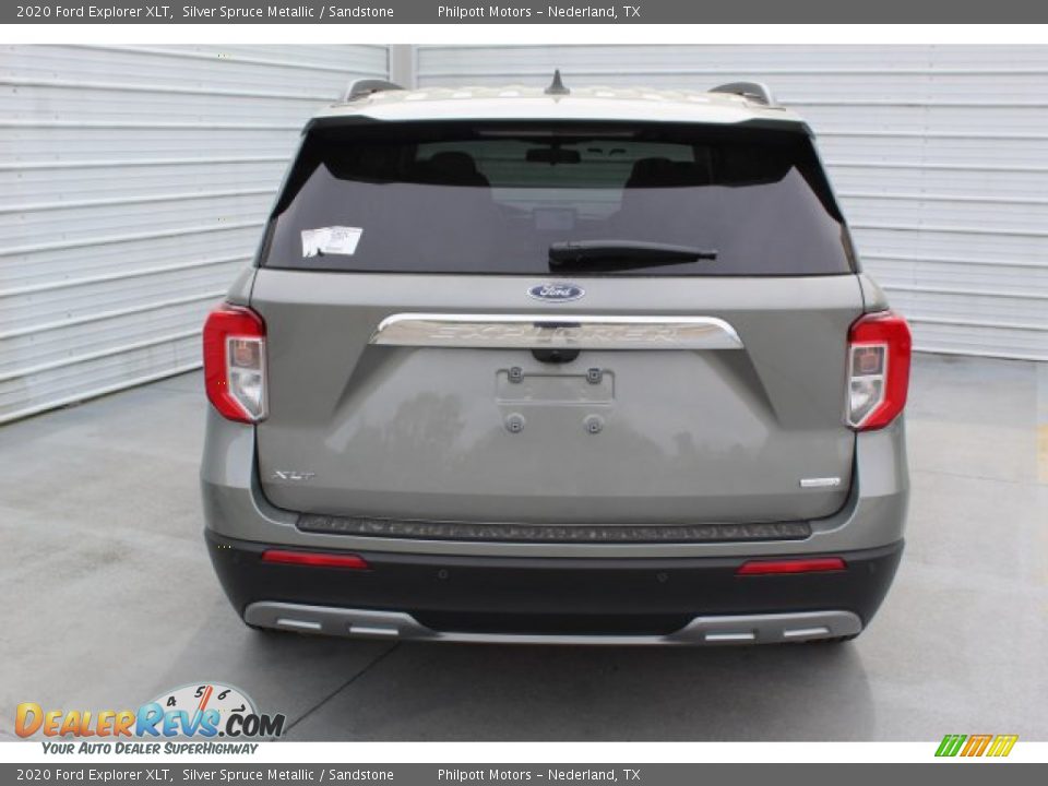 2020 Ford Explorer XLT Silver Spruce Metallic / Sandstone Photo #6