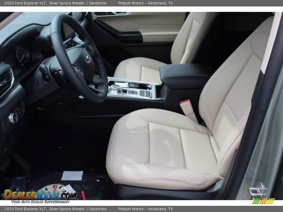 2020 Ford Explorer XLT Silver Spruce Metallic / Sandstone Photo #9