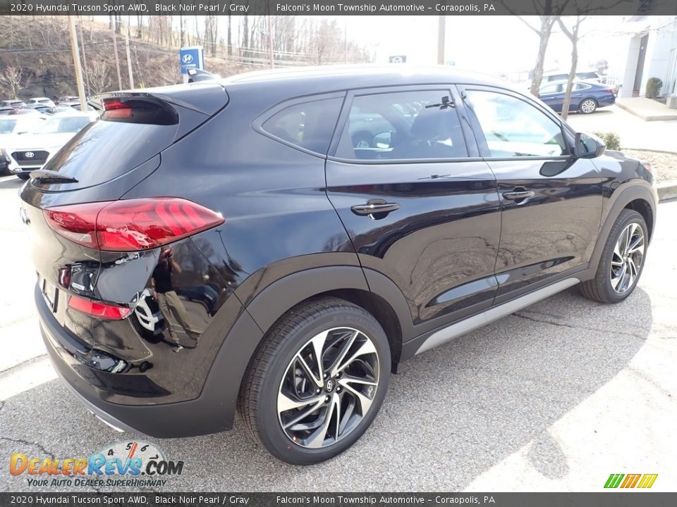2020 Hyundai Tucson Sport AWD Black Noir Pearl / Gray Photo #2