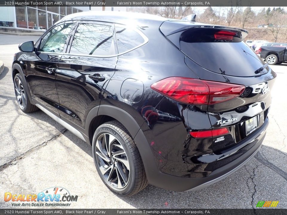 2020 Hyundai Tucson Sport AWD Black Noir Pearl / Gray Photo #6