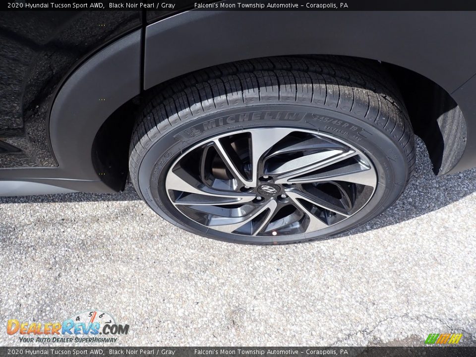 2020 Hyundai Tucson Sport AWD Black Noir Pearl / Gray Photo #7