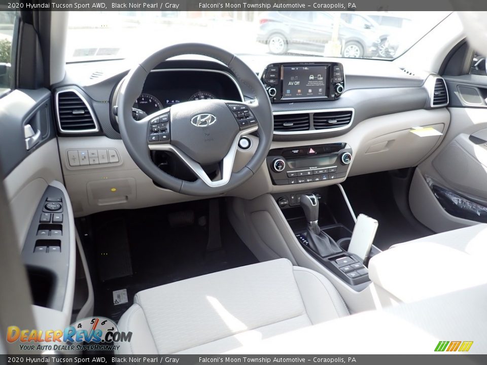 2020 Hyundai Tucson Sport AWD Black Noir Pearl / Gray Photo #9