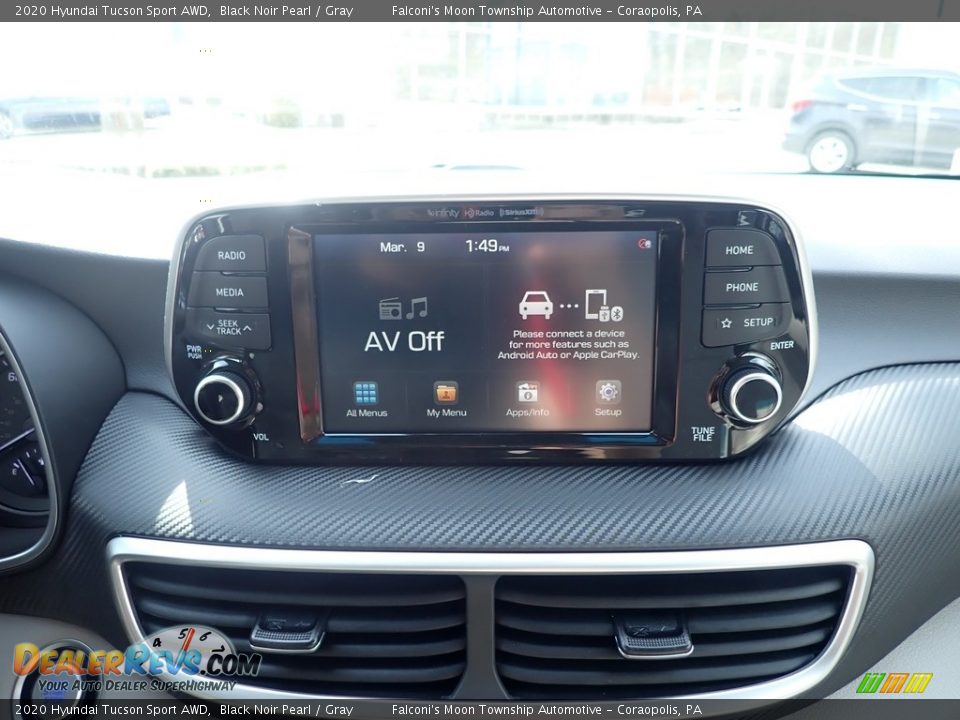 2020 Hyundai Tucson Sport AWD Black Noir Pearl / Gray Photo #13