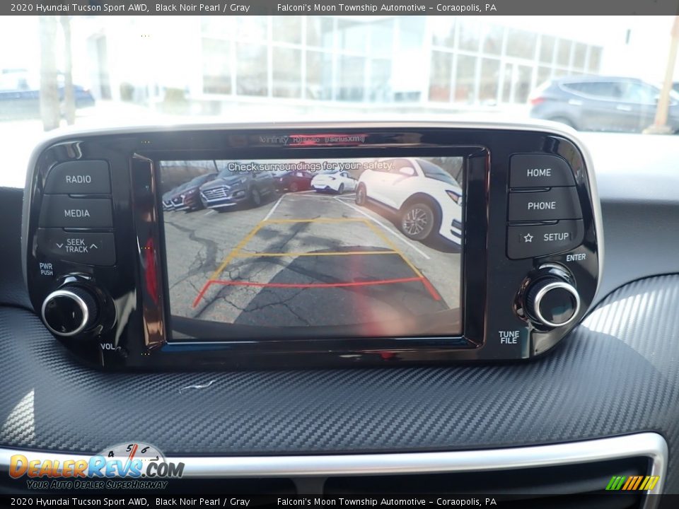 2020 Hyundai Tucson Sport AWD Black Noir Pearl / Gray Photo #14