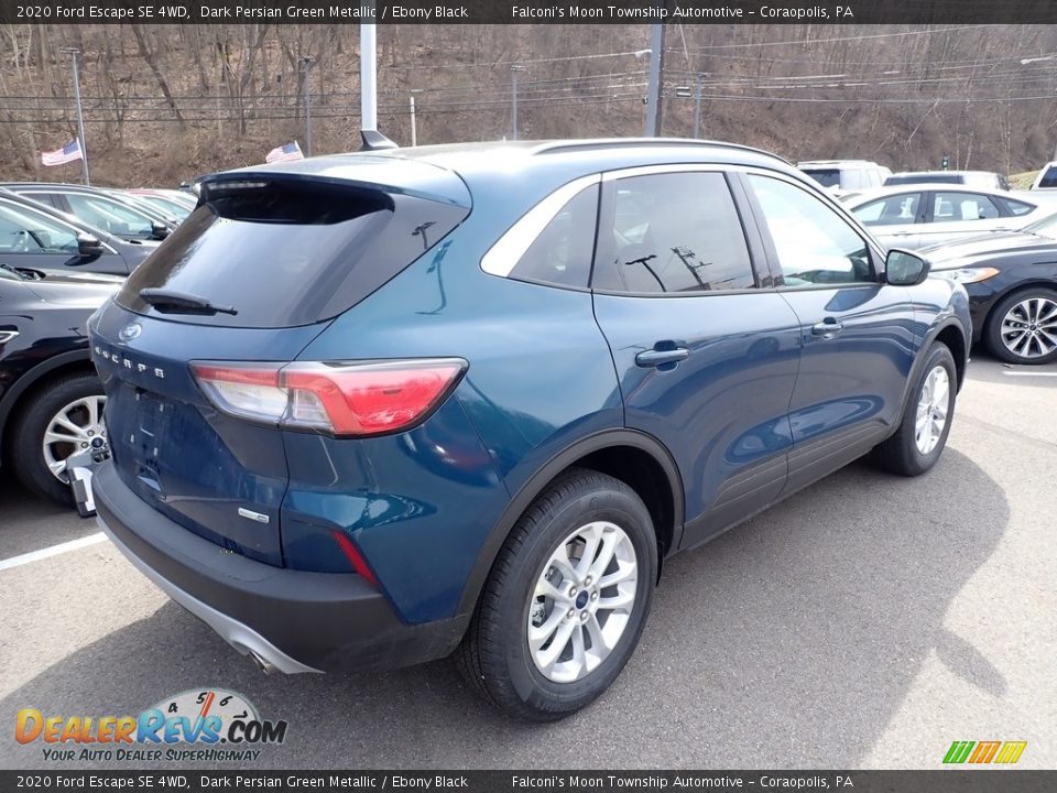 2020 Ford Escape SE 4WD Dark Persian Green Metallic / Ebony Black Photo #2