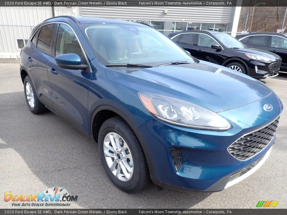 2020 Ford Escape SE 4WD Dark Persian Green Metallic / Ebony Black Photo #3