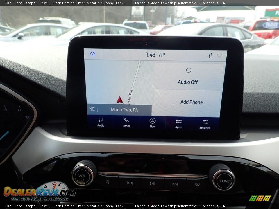 2020 Ford Escape SE 4WD Dark Persian Green Metallic / Ebony Black Photo #13