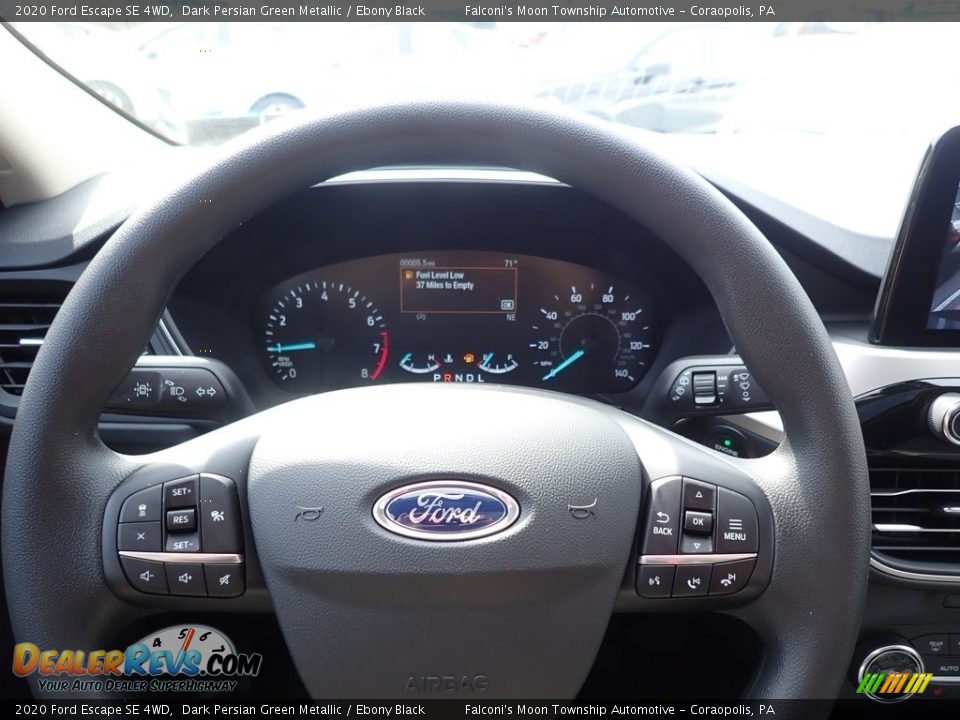 2020 Ford Escape SE 4WD Dark Persian Green Metallic / Ebony Black Photo #15