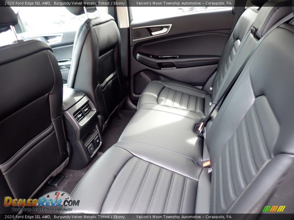 2020 Ford Edge SEL AWD Burgundy Velvet Metallic Tinted / Ebony Photo #8