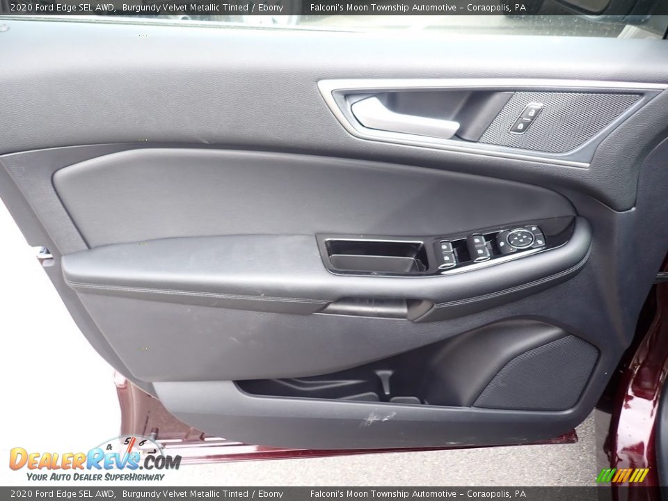2020 Ford Edge SEL AWD Burgundy Velvet Metallic Tinted / Ebony Photo #11