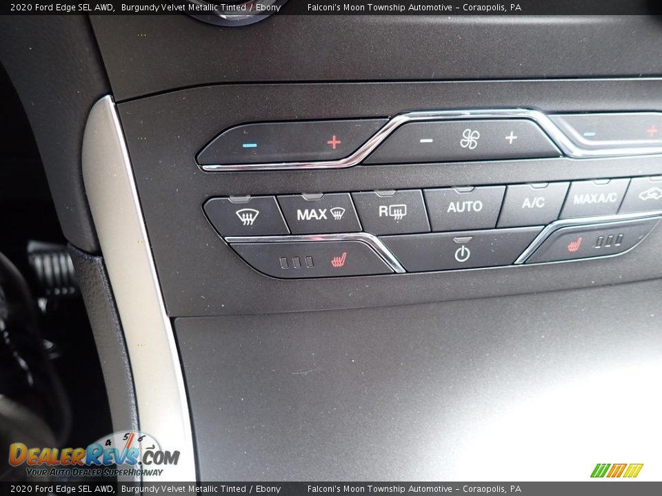 2020 Ford Edge SEL AWD Burgundy Velvet Metallic Tinted / Ebony Photo #15