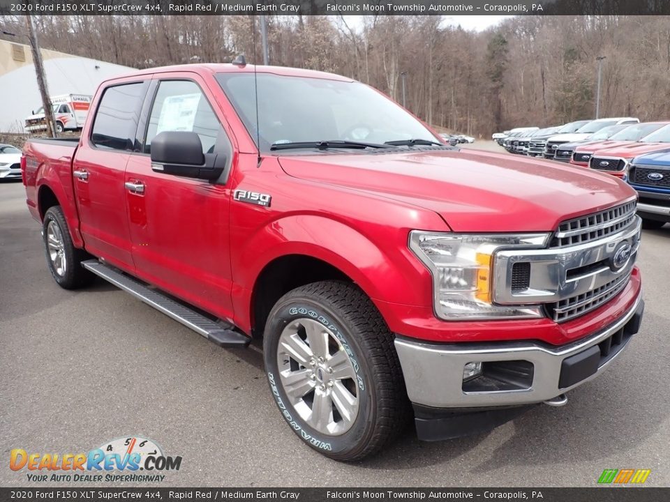 Front 3/4 View of 2020 Ford F150 XLT SuperCrew 4x4 Photo #2