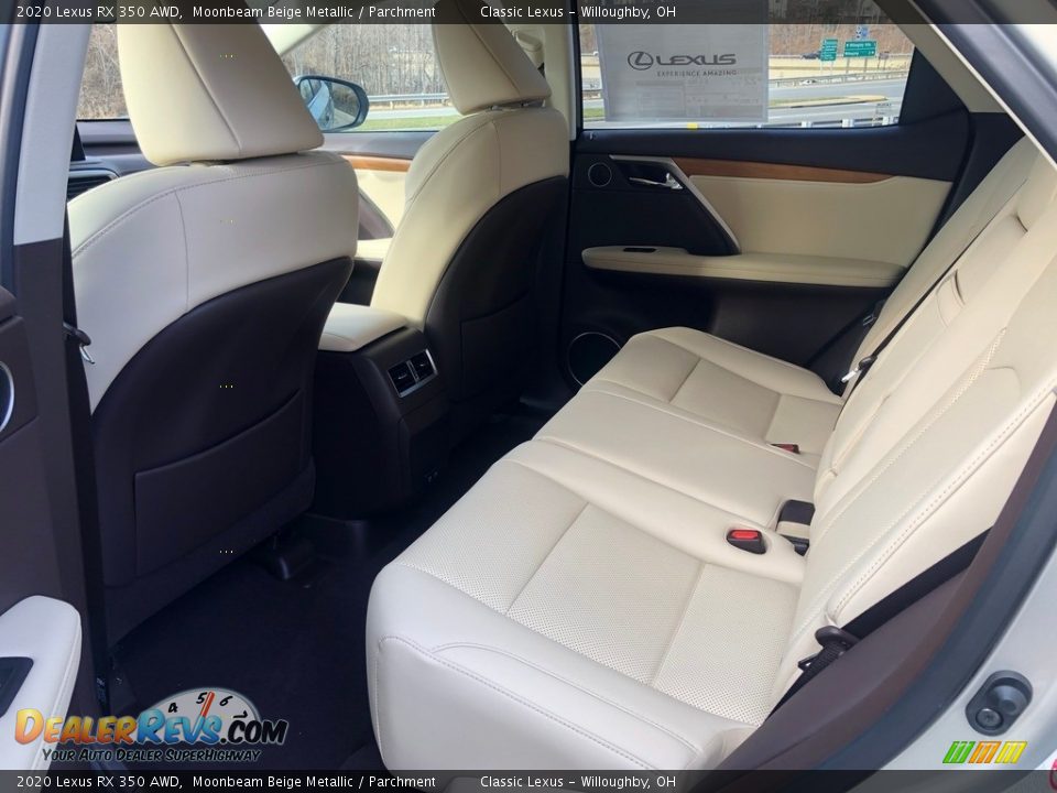 Rear Seat of 2020 Lexus RX 350 AWD Photo #3