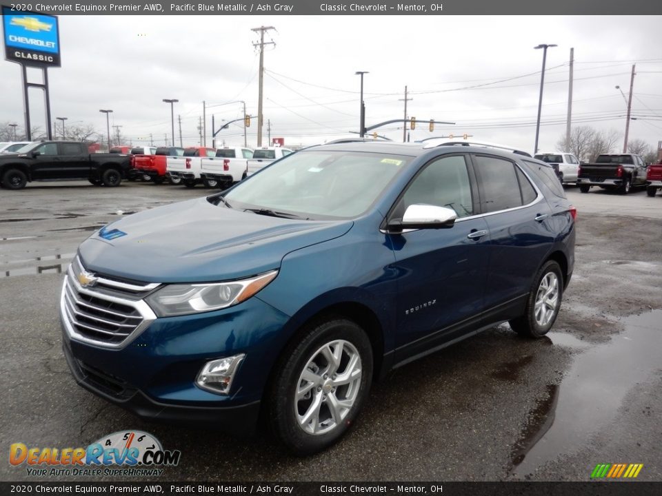 2020 Chevrolet Equinox Premier AWD Pacific Blue Metallic / Ash Gray Photo #1