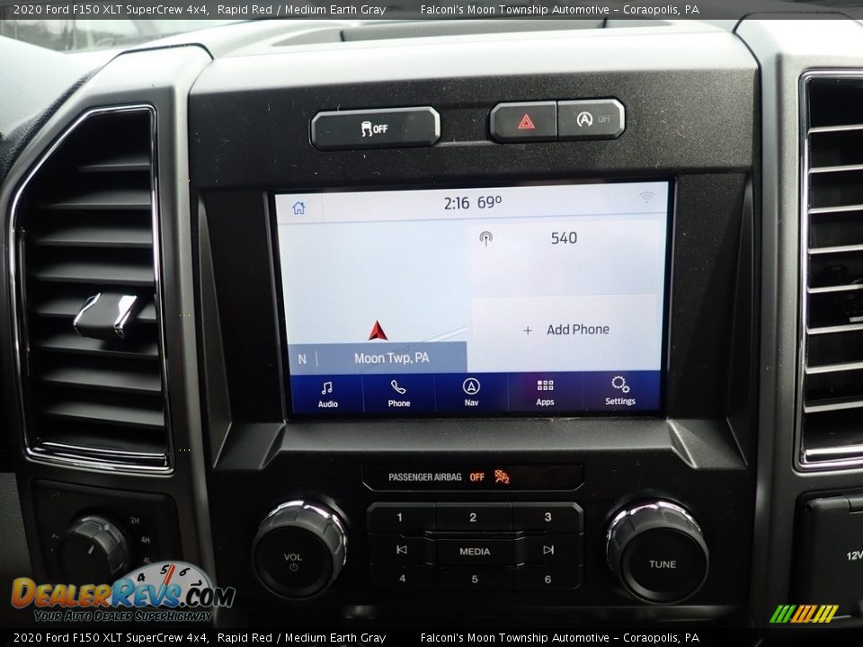 2020 Ford F150 XLT SuperCrew 4x4 Rapid Red / Medium Earth Gray Photo #12