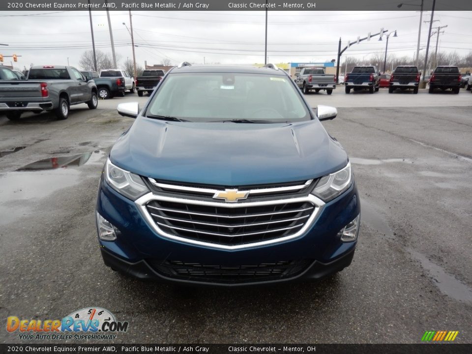 2020 Chevrolet Equinox Premier AWD Pacific Blue Metallic / Ash Gray Photo #2