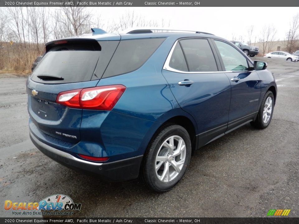 2020 Chevrolet Equinox Premier AWD Pacific Blue Metallic / Ash Gray Photo #4