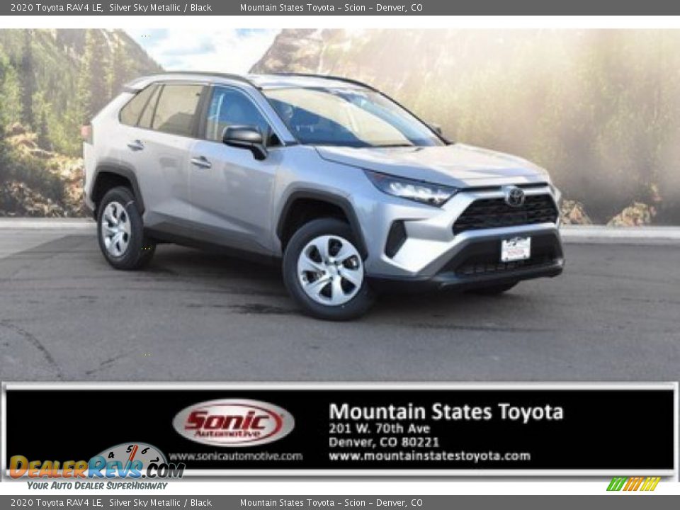 2020 Toyota RAV4 LE Silver Sky Metallic / Black Photo #1