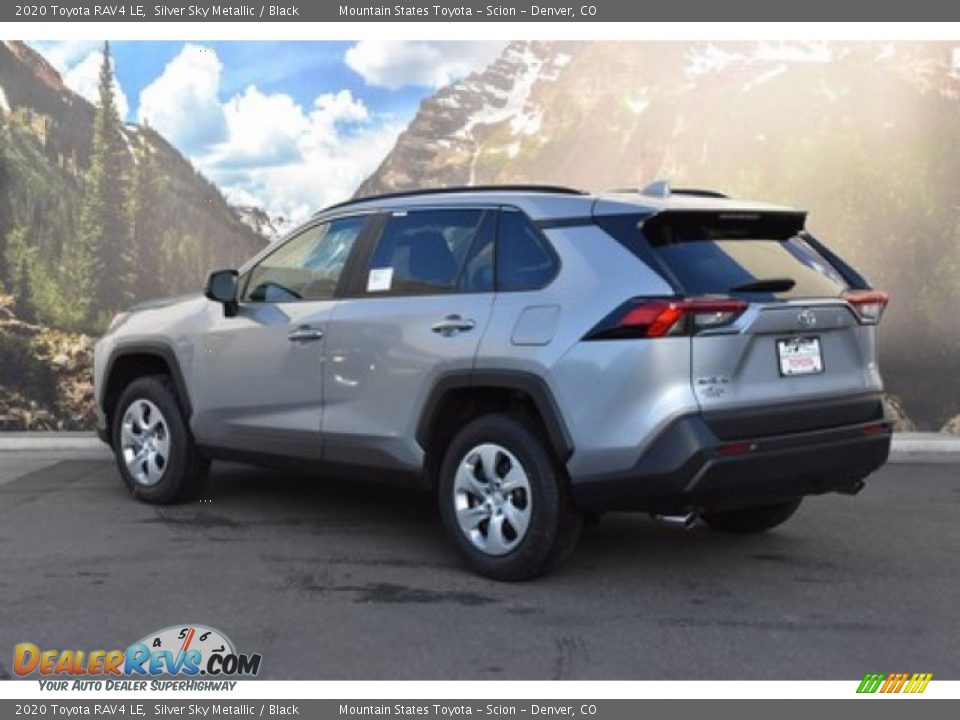 2020 Toyota RAV4 LE Silver Sky Metallic / Black Photo #3